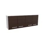 MOSCONI ALACENA 140 CM BLANCO/FRENTE WENGUE