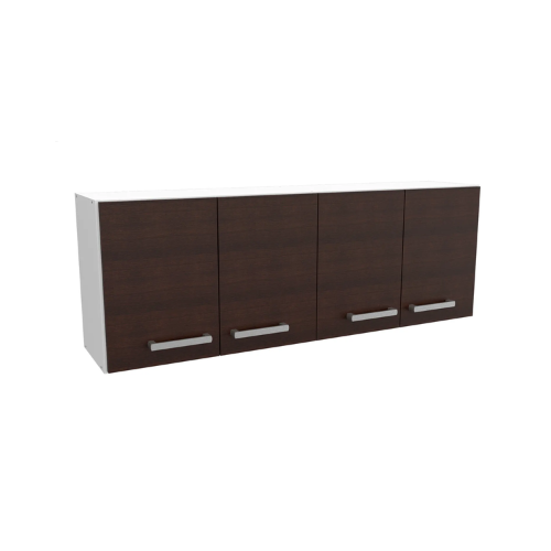 MOSCONI ALACENA 140 CM BLANCO/FRENTE WENGUE