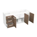 MOSCONI BAJO MESADA 160 CM EXPRES BLANCO FRENTE CARVALLO MEZZO - Imagen 3