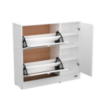 MOSCONI ZAPATERO MILENIAL 2 CAJONES 1 PUERTA BLANCO - Imagen 2