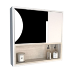 BOTIQUIN VANITORY OLMO/BLANCO TABLES - Imagen 2